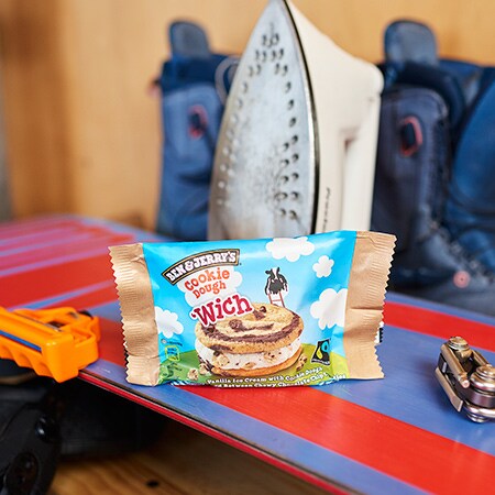 Multitasken met Ben & Jerry's 'Wich - je _____________ waxen