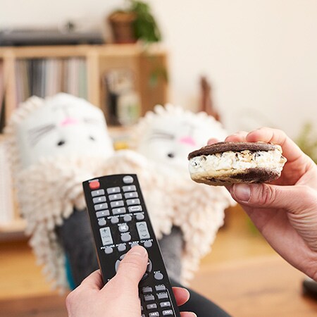 Multitasken met Ben & Jerry's 'Wich - zappen