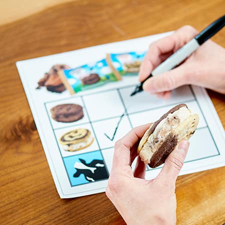 Multitasken met Ben & Jerry's 'Wich - stemmen