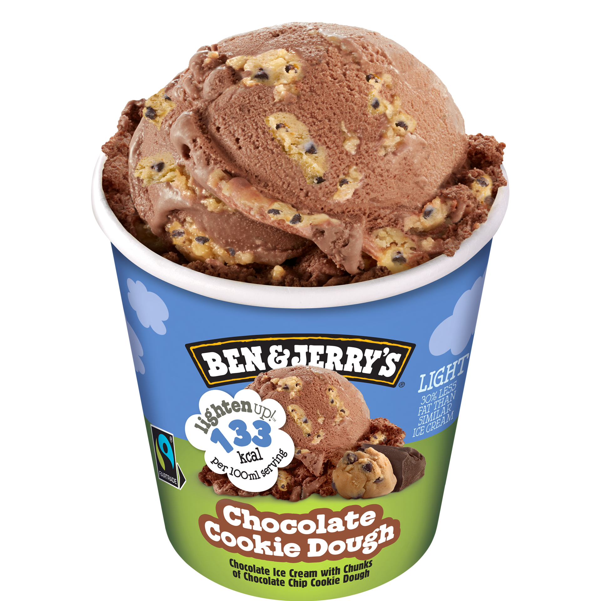 Lighten Up Chocolate Cookie Dough Lighten Up! Pint