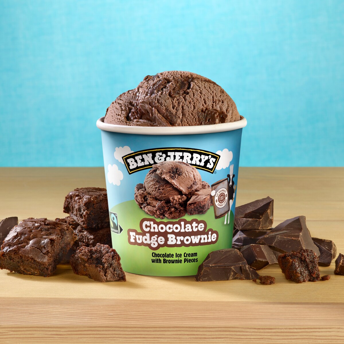 Chocolate Fudge Brownie Origineel ijs - Pint 2 / 5