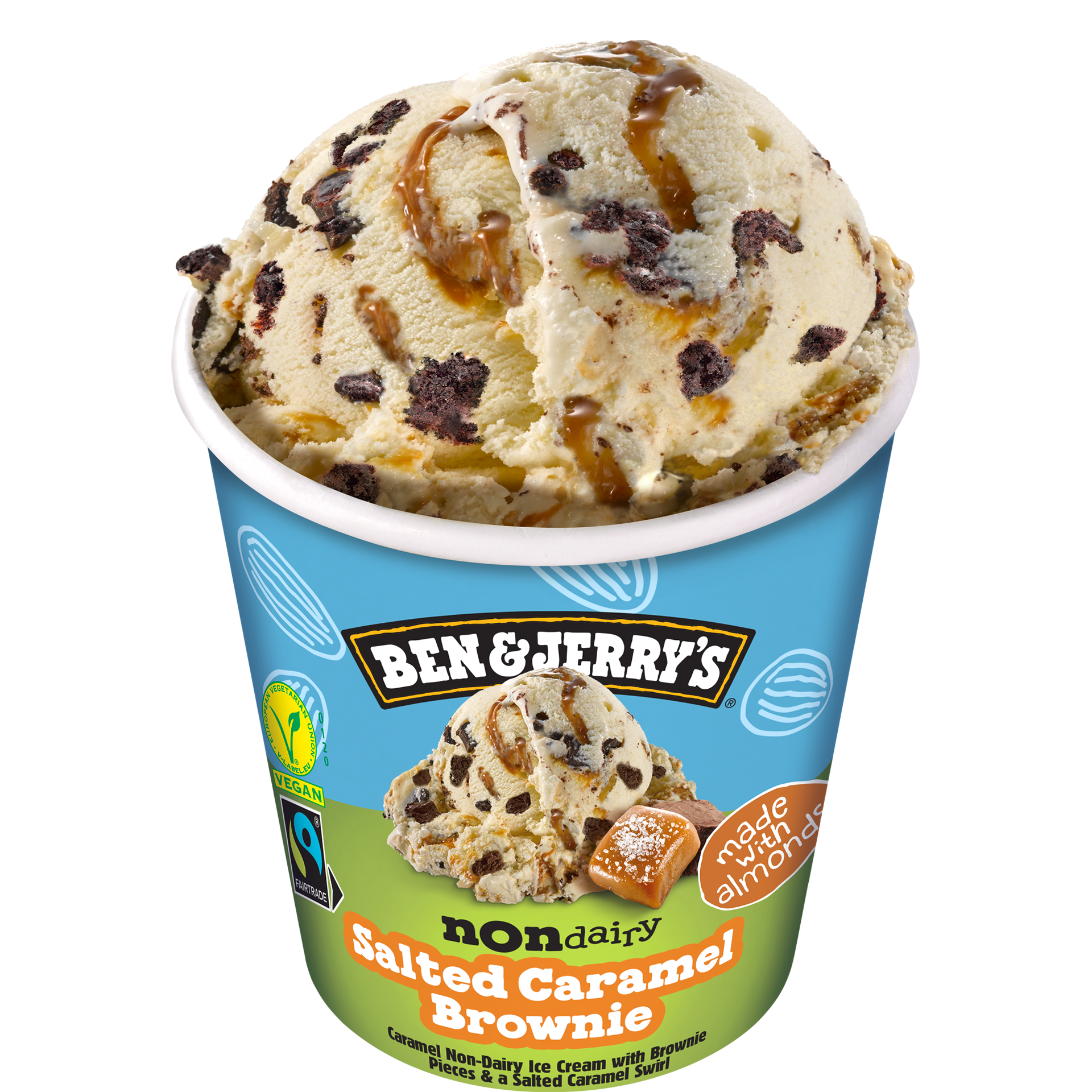 Salted Caramel Brownie Non-Dairy Frozen Dessert Pint