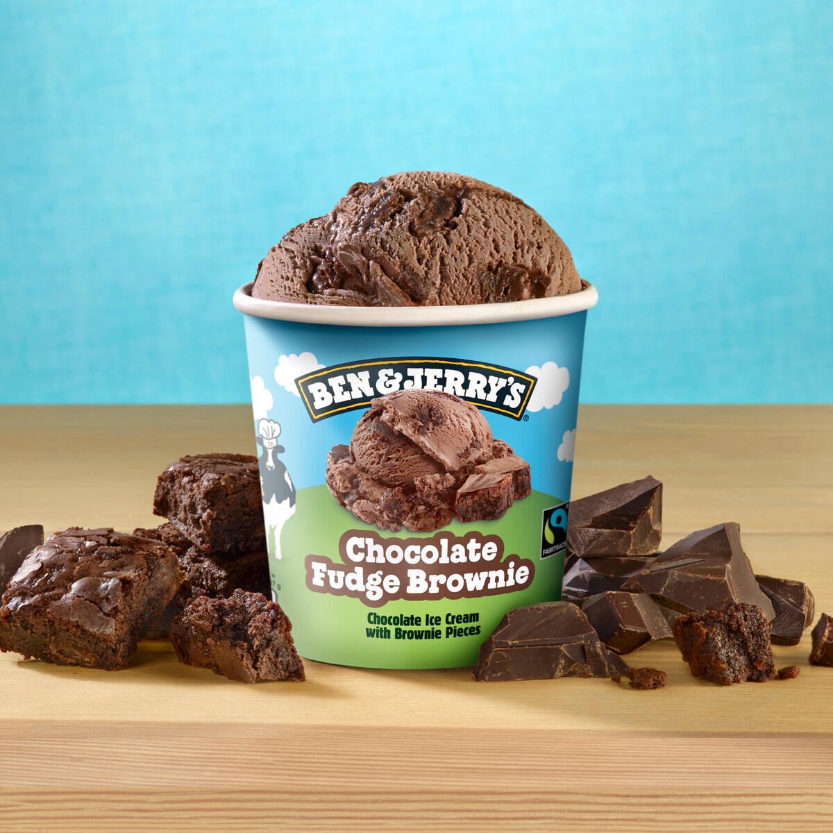 Chocolate Fudge Brownie Origineel ijs - Pint 2 / 5