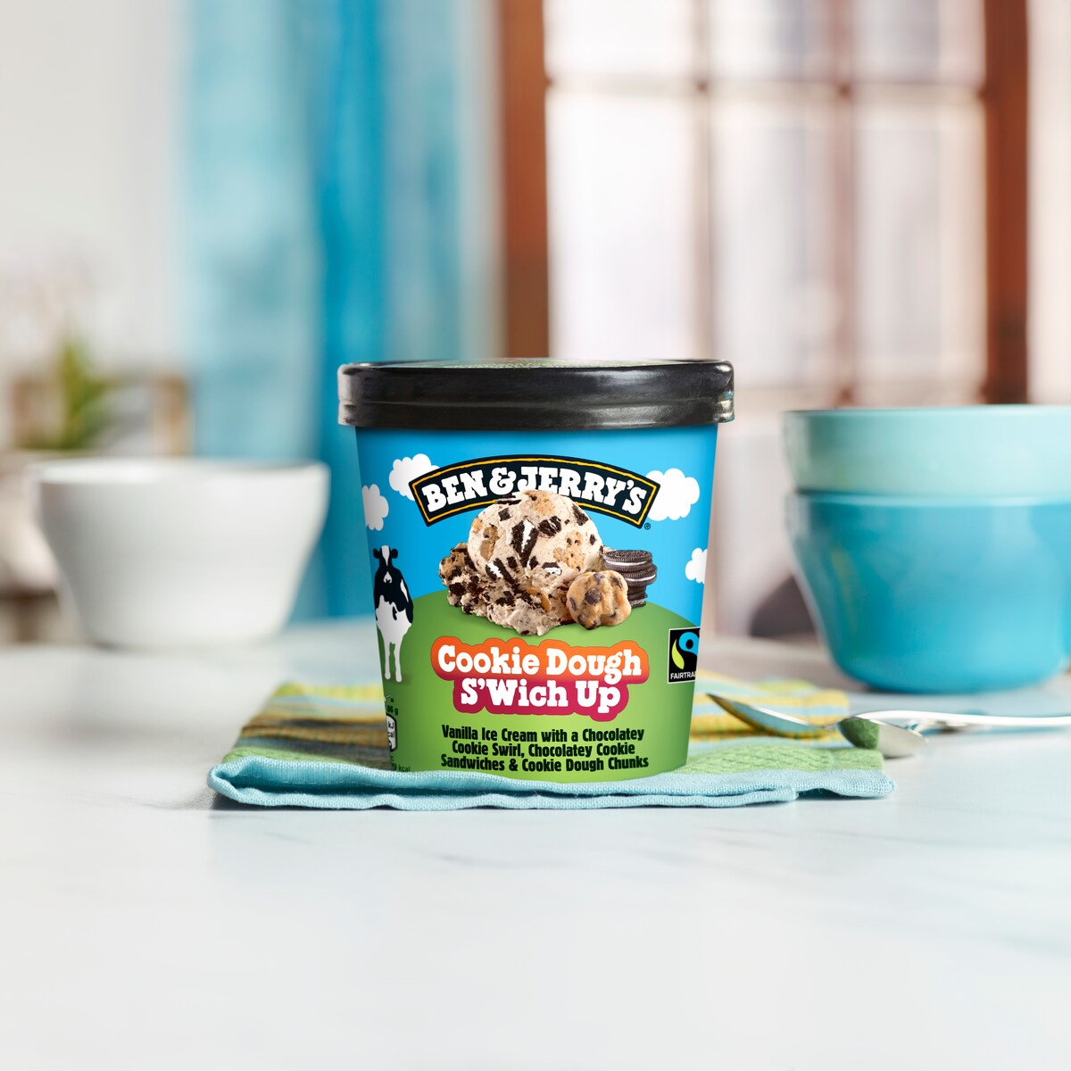 Cookie Dough S'wich Up Ice Cream - Pint 3 / 4